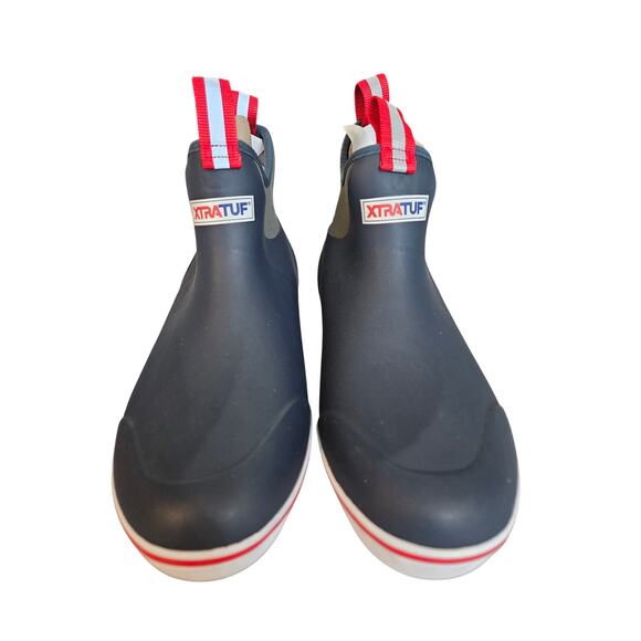 Xtratuf Ankle Deck Boots Navy/Red/White size 9 main image 7
